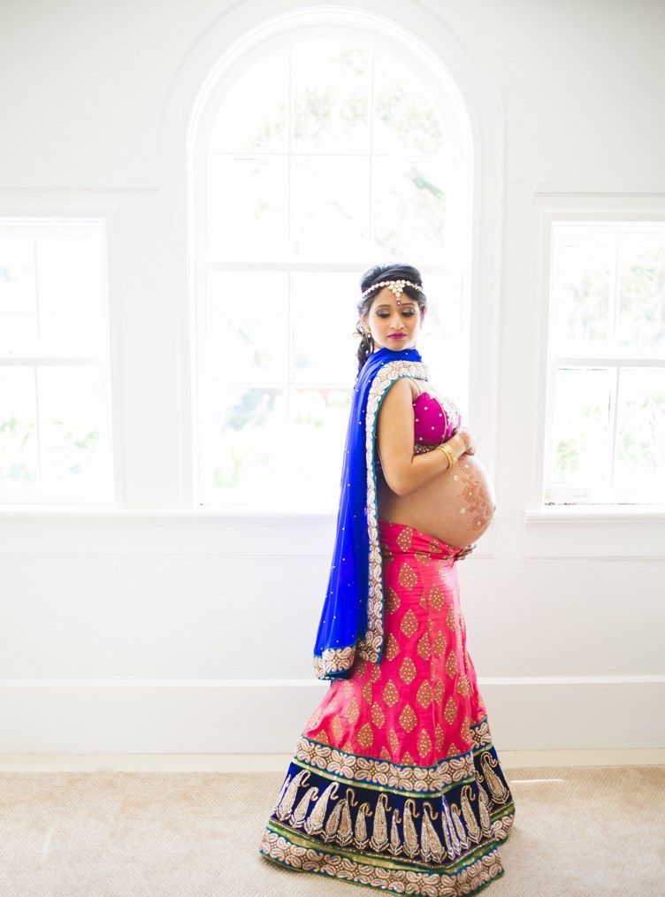 Pregnancy lehenga 2024